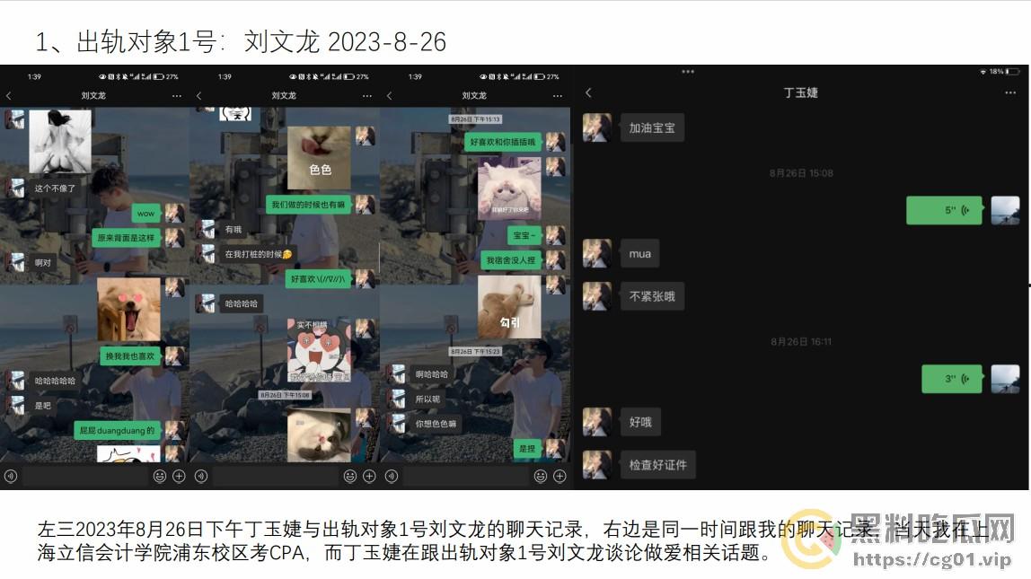 西安外国语大学 ACCA 专业  丁玉捷 时间管理大师长期出轨脚踩三条船！被正宫男友怒做63页PPT详细深扒！-17