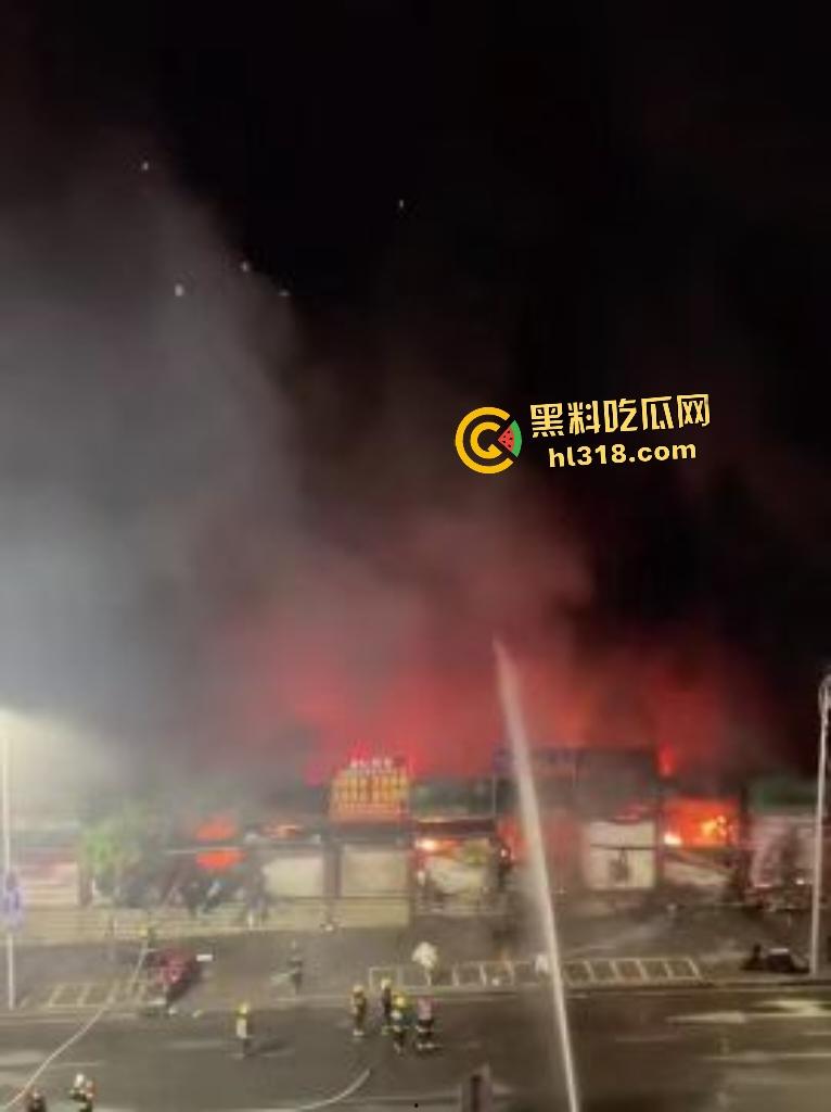 重庆石桥铺交易城凌晨大火惊魂！花卉盆栽五金狂燃一小时，消防鏖战扑灭幸无人伤亡，不然市长得下岗了！-4